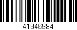 Código de barras (EAN, GTIN, SKU, ISBN): '41946984'