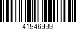 Código de barras (EAN, GTIN, SKU, ISBN): '41946999'
