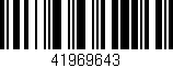 Código de barras (EAN, GTIN, SKU, ISBN): '41969643'