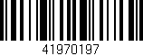 Código de barras (EAN, GTIN, SKU, ISBN): '41970197'