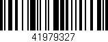 Código de barras (EAN, GTIN, SKU, ISBN): '41979327'