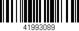 Código de barras (EAN, GTIN, SKU, ISBN): '41993089'