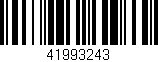 Código de barras (EAN, GTIN, SKU, ISBN): '41993243'