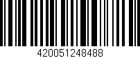 Código de barras (EAN, GTIN, SKU, ISBN): '420051248488'