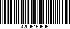 Código de barras (EAN, GTIN, SKU, ISBN): '42005159505'