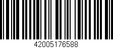 Código de barras (EAN, GTIN, SKU, ISBN): '42005176588'