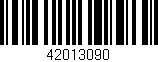 Código de barras (EAN, GTIN, SKU, ISBN): '42013090'