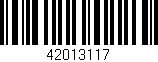 Código de barras (EAN, GTIN, SKU, ISBN): '42013117'