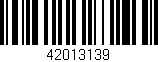 Código de barras (EAN, GTIN, SKU, ISBN): '42013139'