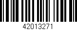 Código de barras (EAN, GTIN, SKU, ISBN): '42013271'