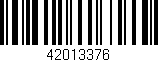 Código de barras (EAN, GTIN, SKU, ISBN): '42013376'