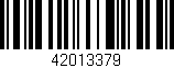 Código de barras (EAN, GTIN, SKU, ISBN): '42013379'