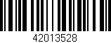 Código de barras (EAN, GTIN, SKU, ISBN): '42013528'