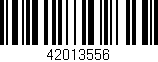 Código de barras (EAN, GTIN, SKU, ISBN): '42013556'