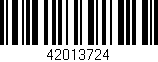 Código de barras (EAN, GTIN, SKU, ISBN): '42013724'