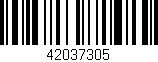 Código de barras (EAN, GTIN, SKU, ISBN): '42037305'