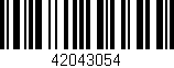 Código de barras (EAN, GTIN, SKU, ISBN): '42043054'
