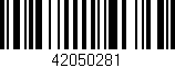 Código de barras (EAN, GTIN, SKU, ISBN): '42050281'