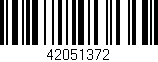 Código de barras (EAN, GTIN, SKU, ISBN): '42051372'
