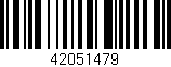 Código de barras (EAN, GTIN, SKU, ISBN): '42051479'