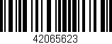 Código de barras (EAN, GTIN, SKU, ISBN): '42065623'