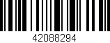Código de barras (EAN, GTIN, SKU, ISBN): '42088294'