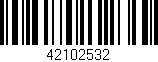 Código de barras (EAN, GTIN, SKU, ISBN): '42102532'