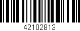 Código de barras (EAN, GTIN, SKU, ISBN): '42102813'
