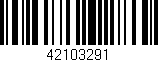 Código de barras (EAN, GTIN, SKU, ISBN): '42103291'