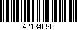 Código de barras (EAN, GTIN, SKU, ISBN): '42134096'