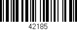 Código de barras (EAN, GTIN, SKU, ISBN): '42185'