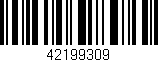 Código de barras (EAN, GTIN, SKU, ISBN): '42199309'