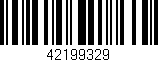 Código de barras (EAN, GTIN, SKU, ISBN): '42199329'