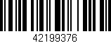 Código de barras (EAN, GTIN, SKU, ISBN): '42199376'