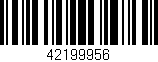 Código de barras (EAN, GTIN, SKU, ISBN): '42199956'