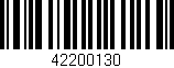 Código de barras (EAN, GTIN, SKU, ISBN): '42200130'