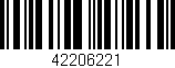 Código de barras (EAN, GTIN, SKU, ISBN): '42206221'