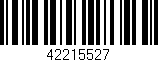 Código de barras (EAN, GTIN, SKU, ISBN): '42215527'
