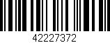Código de barras (EAN, GTIN, SKU, ISBN): '42227372'