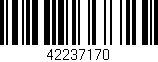 Código de barras (EAN, GTIN, SKU, ISBN): '42237170'