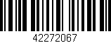 Código de barras (EAN, GTIN, SKU, ISBN): '42272067'
