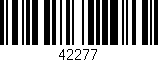 Código de barras (EAN, GTIN, SKU, ISBN): '42277'