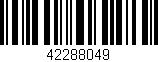 Código de barras (EAN, GTIN, SKU, ISBN): '42288049'