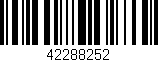 Código de barras (EAN, GTIN, SKU, ISBN): '42288252'