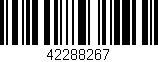 Código de barras (EAN, GTIN, SKU, ISBN): '42288267'