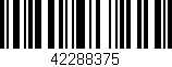 Código de barras (EAN, GTIN, SKU, ISBN): '42288375'