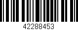 Código de barras (EAN, GTIN, SKU, ISBN): '42288453'