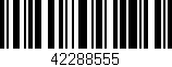 Código de barras (EAN, GTIN, SKU, ISBN): '42288555'