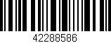 Código de barras (EAN, GTIN, SKU, ISBN): '42288586'