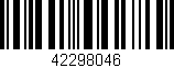 Código de barras (EAN, GTIN, SKU, ISBN): '42298046'